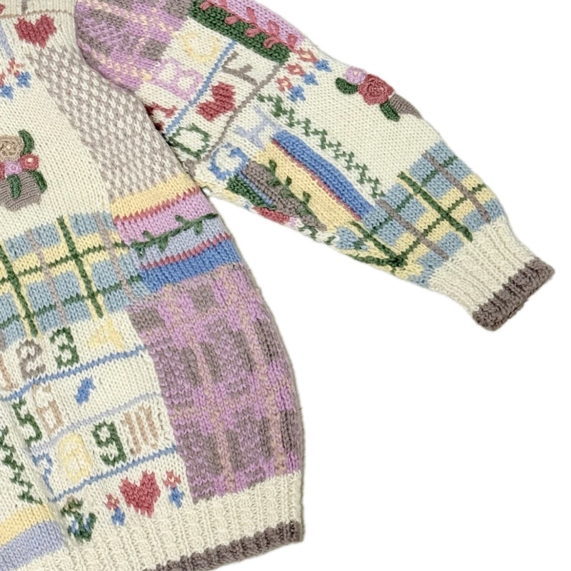 Vintage Jacquard knit cardigan 빈티지 자카드 상품이미지7