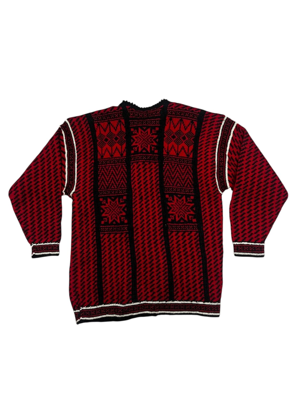 노르딕 레드 니트가디건 상품이미지3