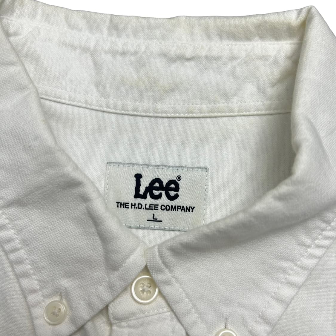 Lee 화이트 반팔 셔츠 상품이미지4