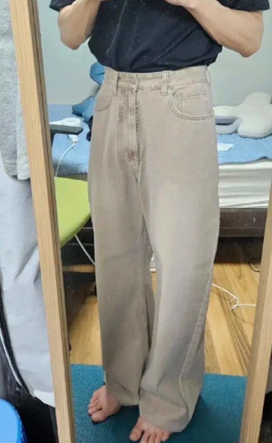 벨리에 트루와이드 데님 빈티지 베이지 상품이미지5