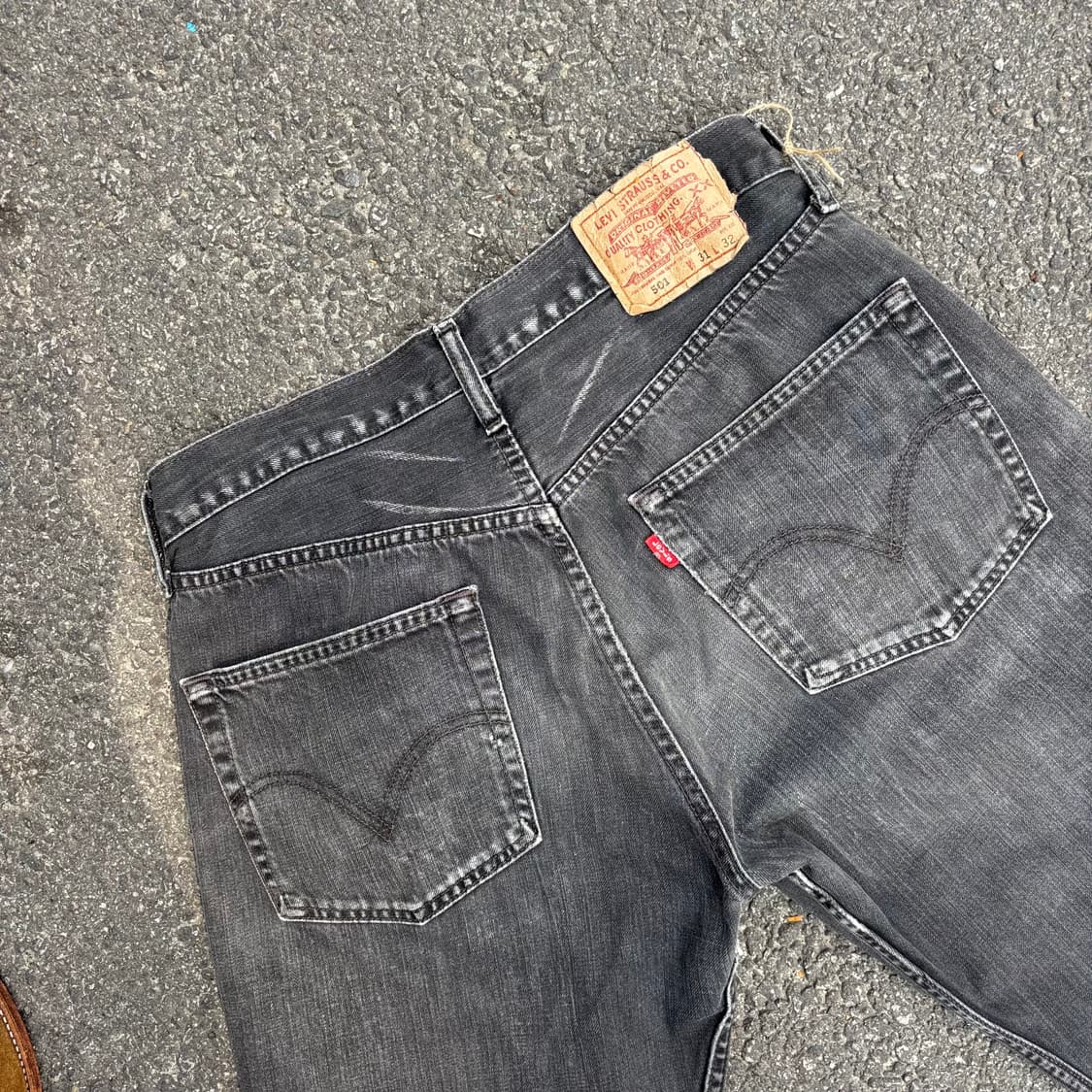00년대 리바이스 501 흑청 상품이미지8