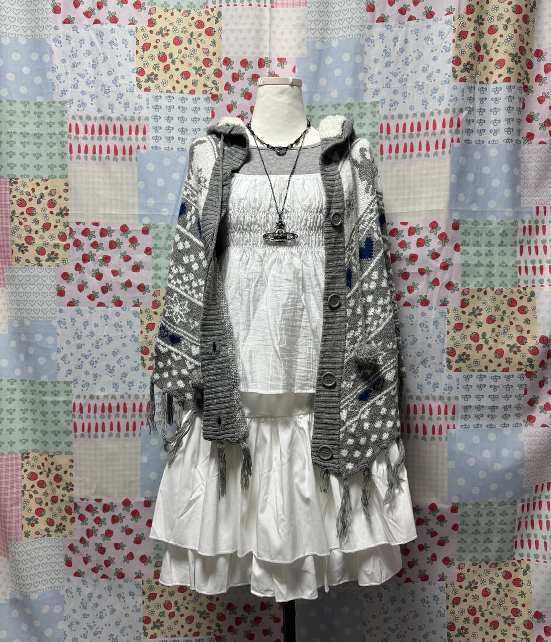 모리걸 토끼 케이프 세트 상품이미지1