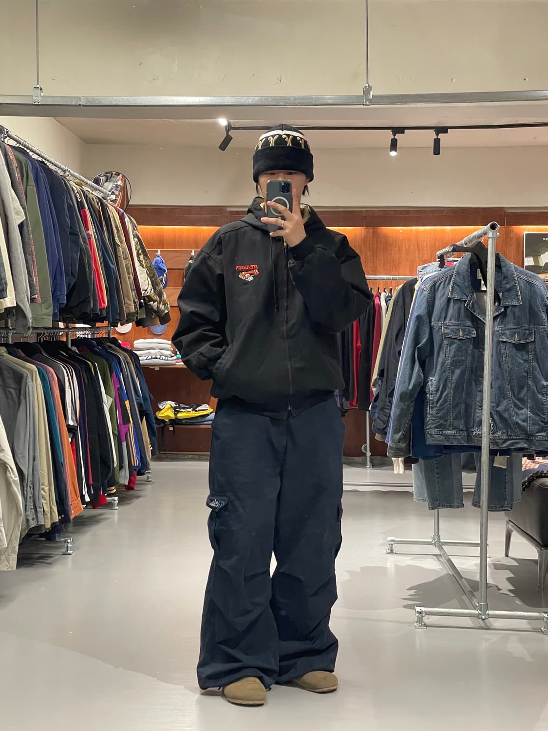 90's 빈티지 엑티브 후드 자켓   상품이미지6