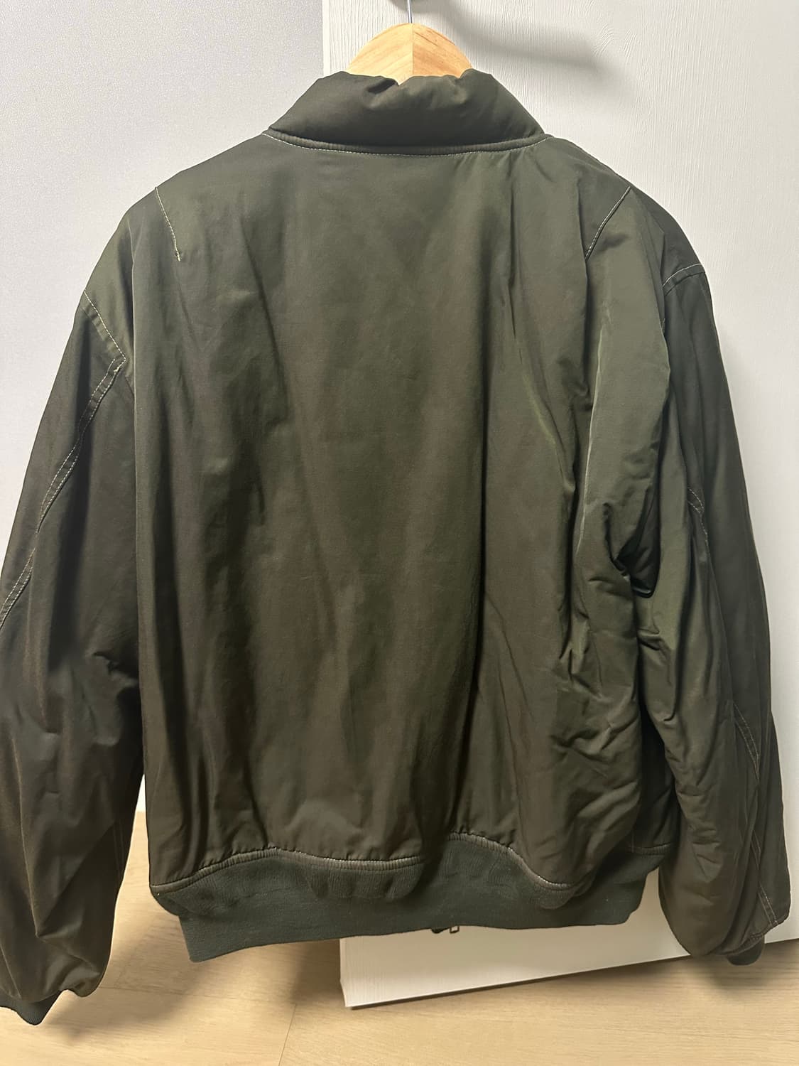 파르티멘토 3M 신슐레이트 빈티지 워시드 ma-1 블루종(카키)[L] 상품이미지3