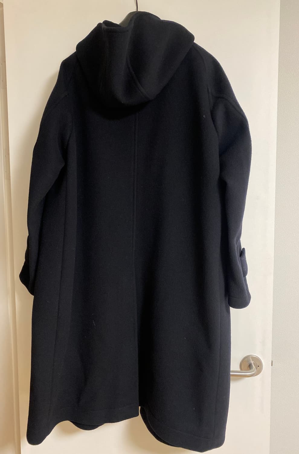 홀리선 후드 네이비 코트 상품이미지2