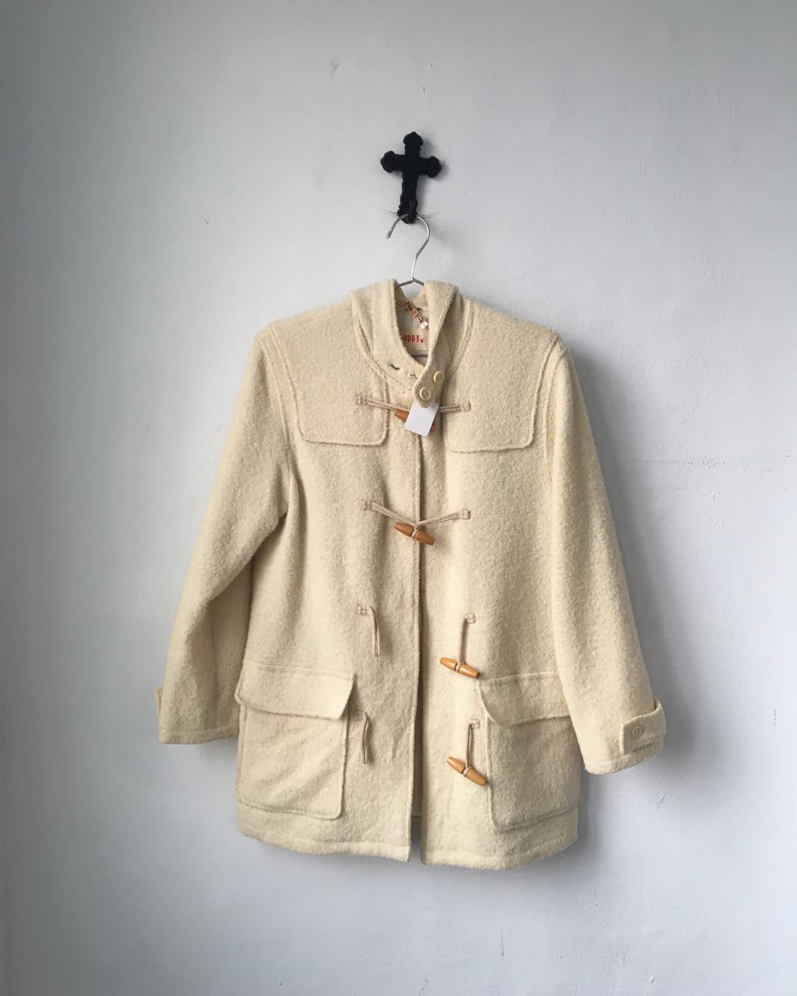 Duffle button hood coat 상품이미지2