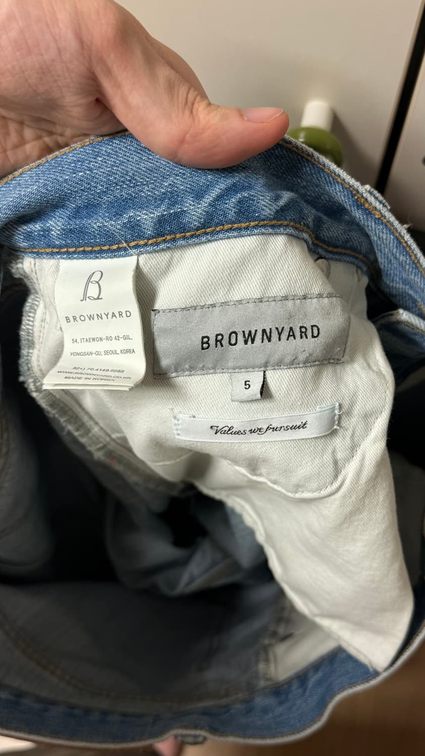 [5] 브라운야드 레귤러 데님 라이트 블루 상품이미지6