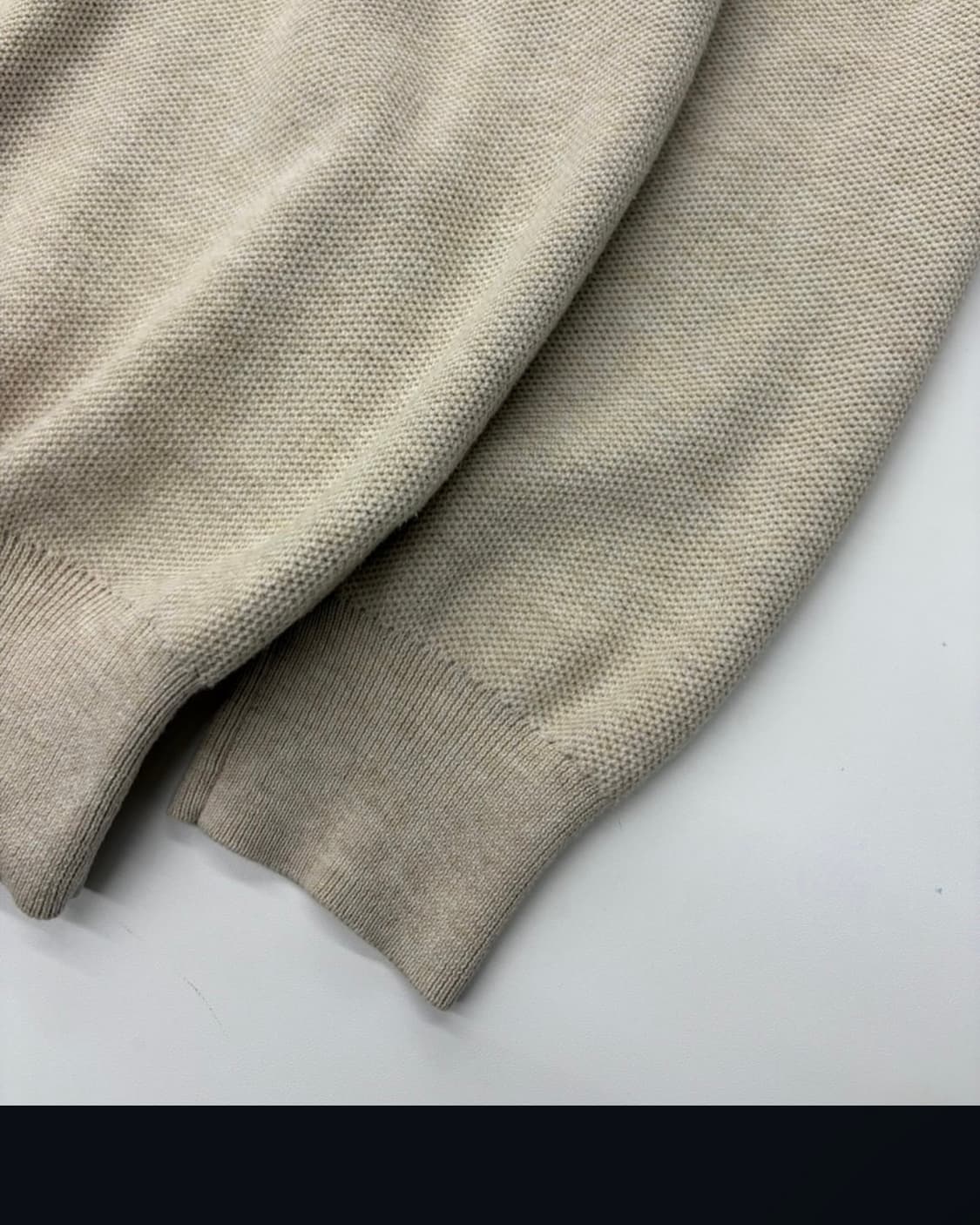 Polo 폴로 랄프로렌 신형 피마코튼 라이트베이지 하프집업 105 L 상품이미지3