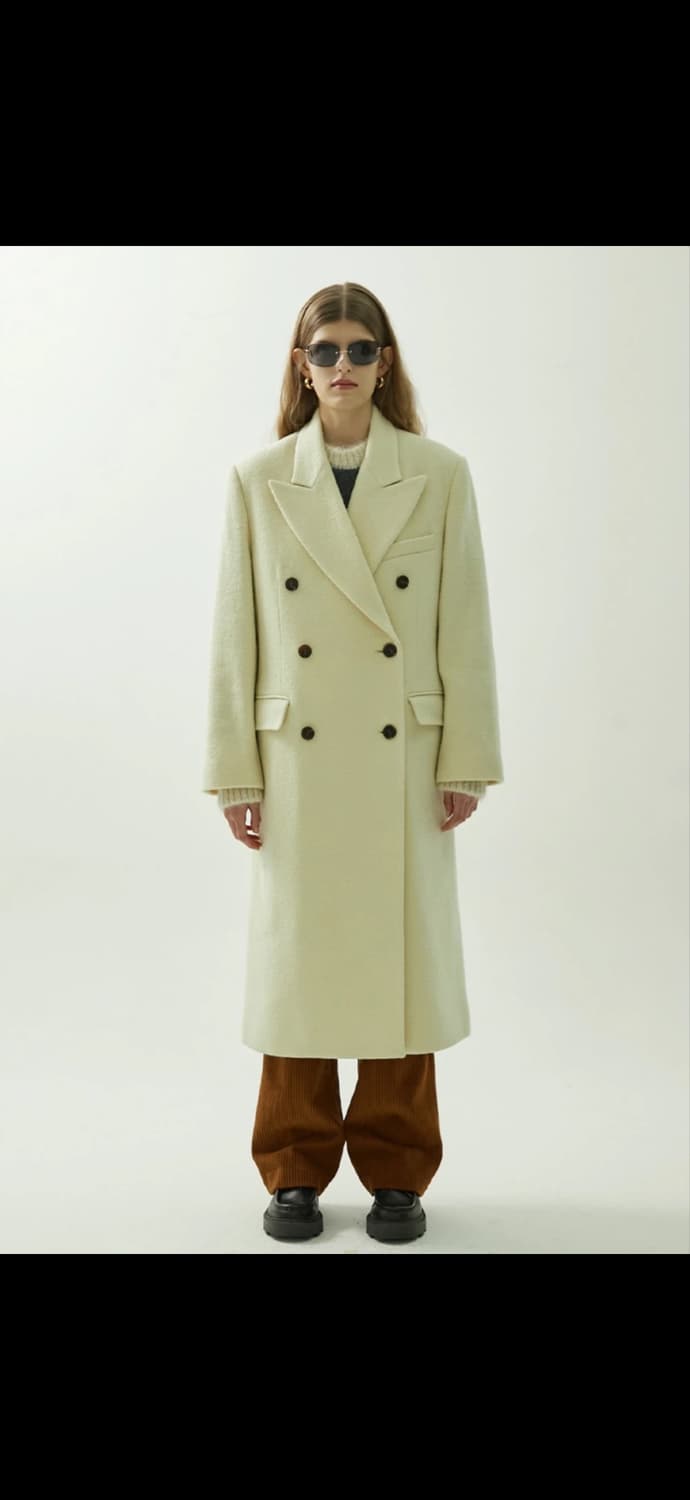 엔오르 더블브레스트 테일러 코트 YELLOW 상품이미지3