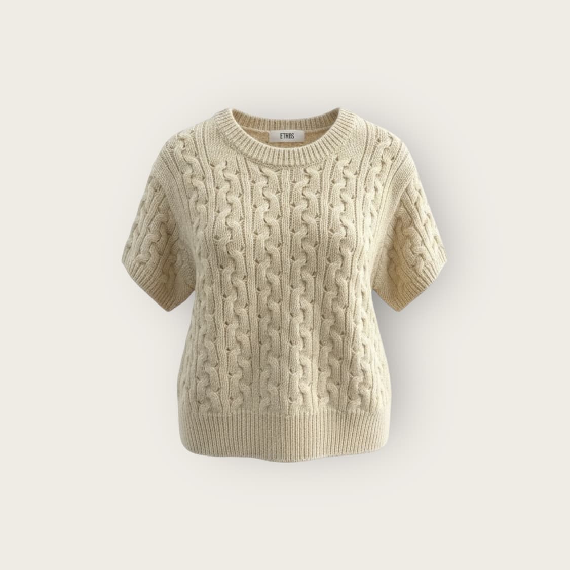 에토스 케이블 스웻 울 니트 상품이미지1