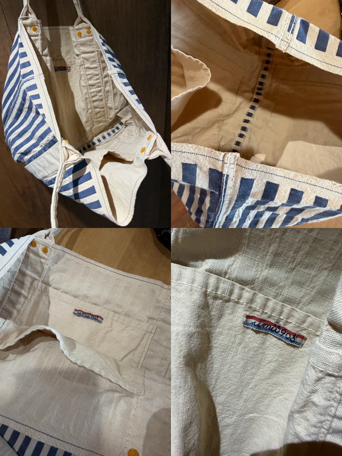 45rpm Stripe Cotton Tote Bag 상품이미지9