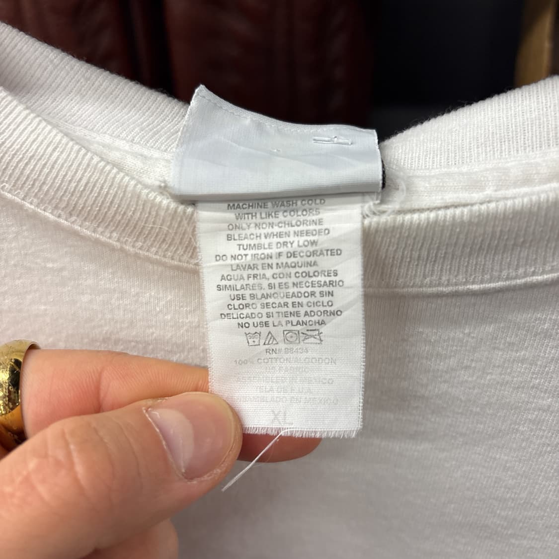 90s 하드락호텔 빌록시 랜드마크 룰렛 프린팅 티셔츠 N1210 상품이미지7