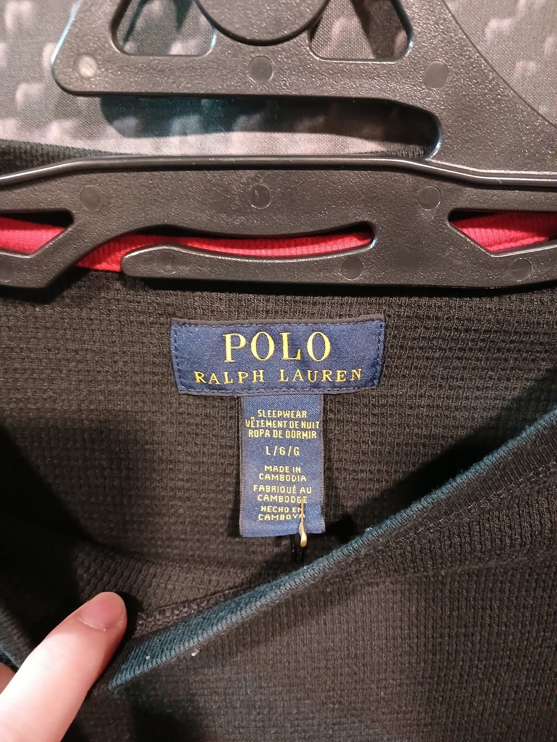 폴로 롱슬리브 블랙 상품이미지3