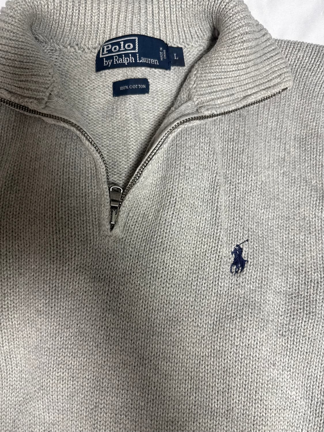 Polo Ralph Lauren Half Zip Knit L 상품이미지2