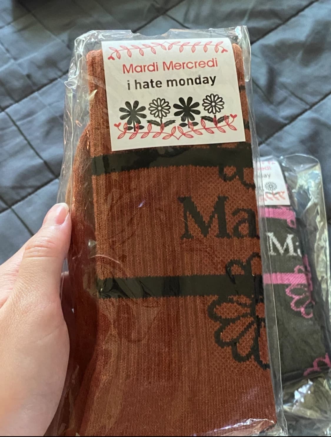 마르디 메르크디 양말 새상품 상품이미지2