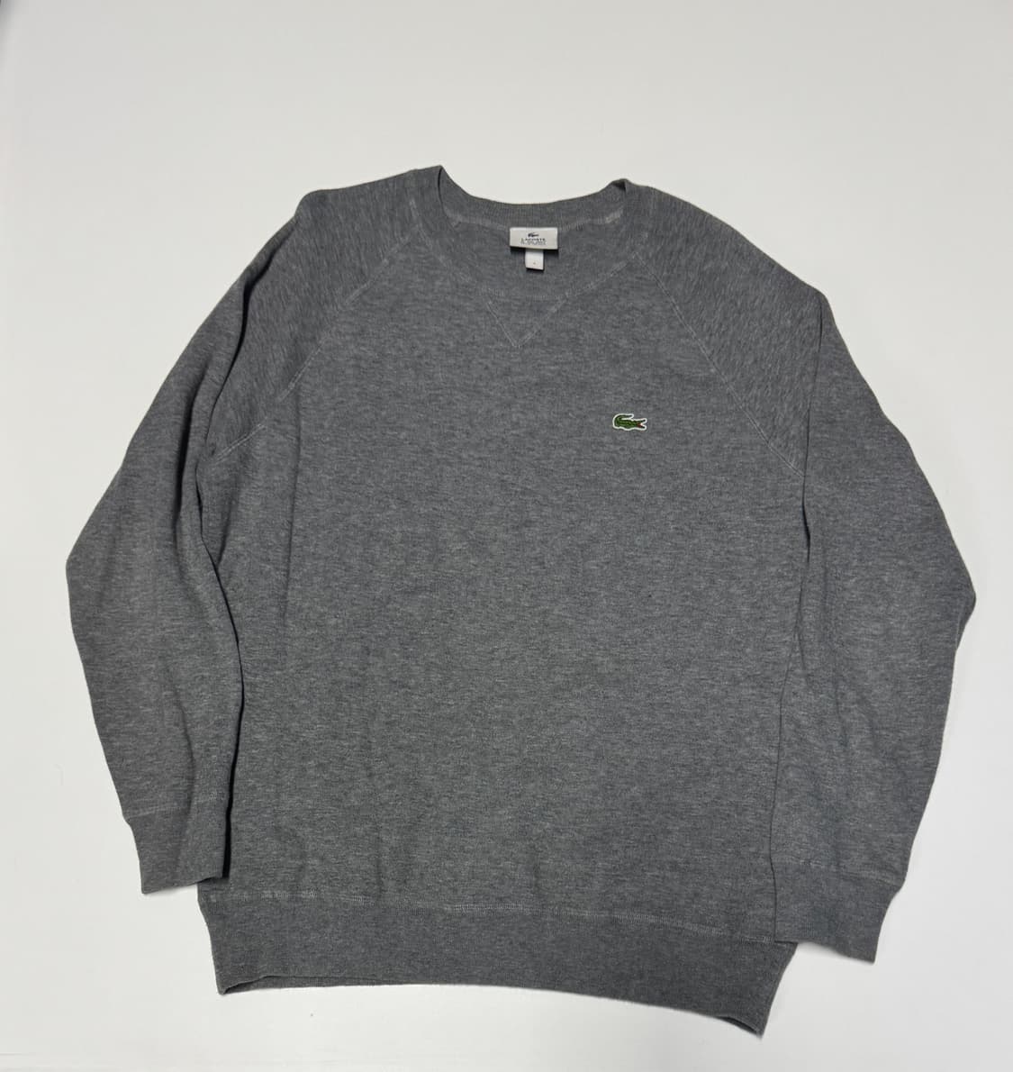 정품 라코스테 라이브 코튼 혼방 니트 XL 상품이미지1