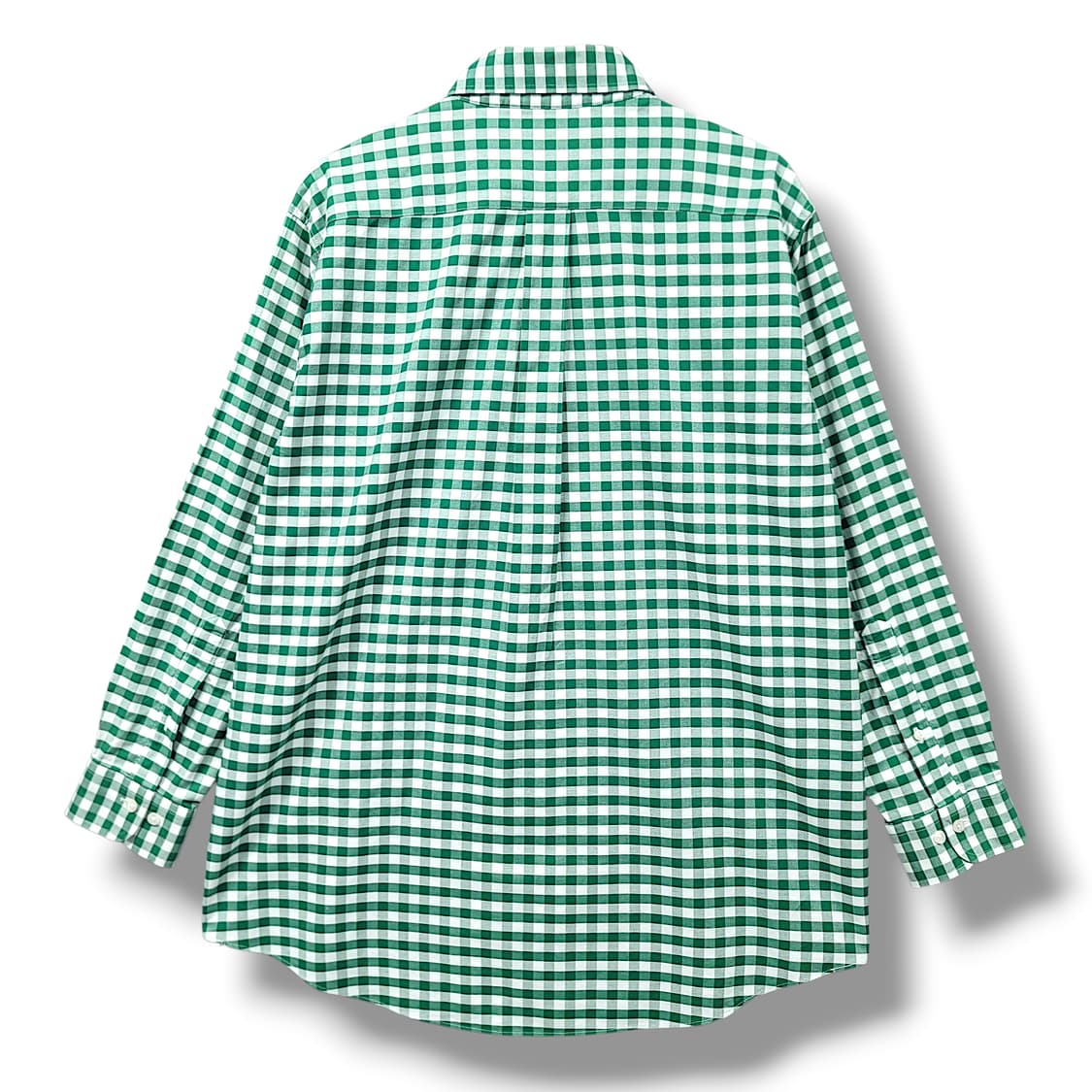 [L] 브룩스브라더스 그린 깅엄체크 코튼 긴팔셔츠 상품이미지2