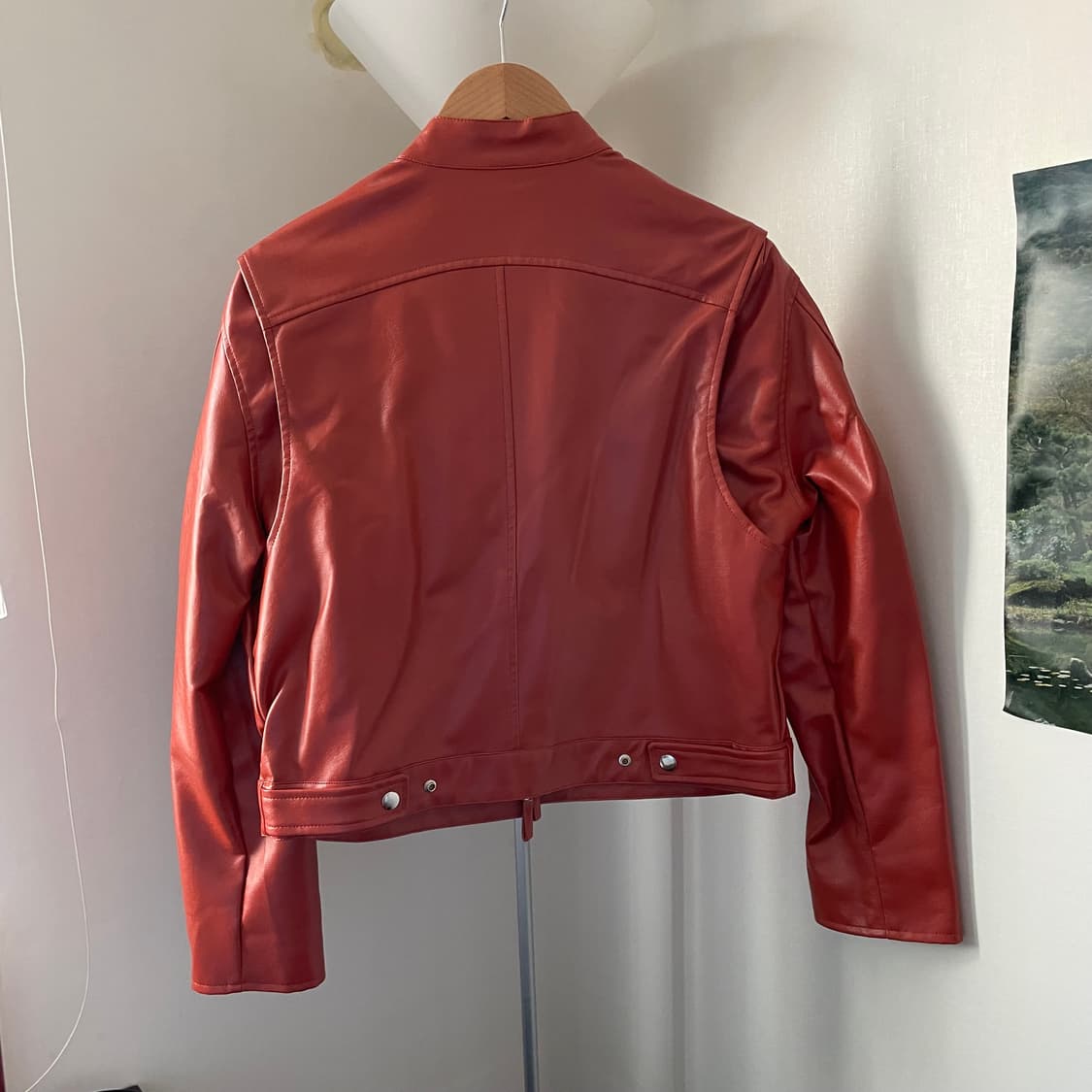 파르티멘토 가죽자켓 레드 새제품 상품이미지2