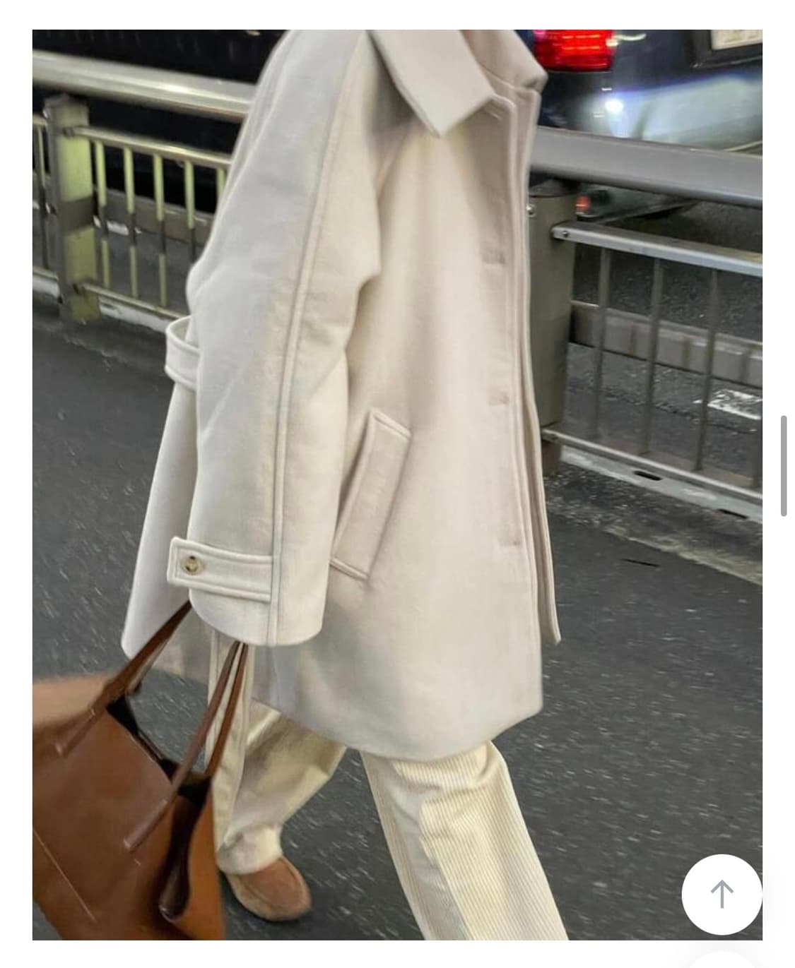 릿킴 하프코트 아이보리 상품이미지2