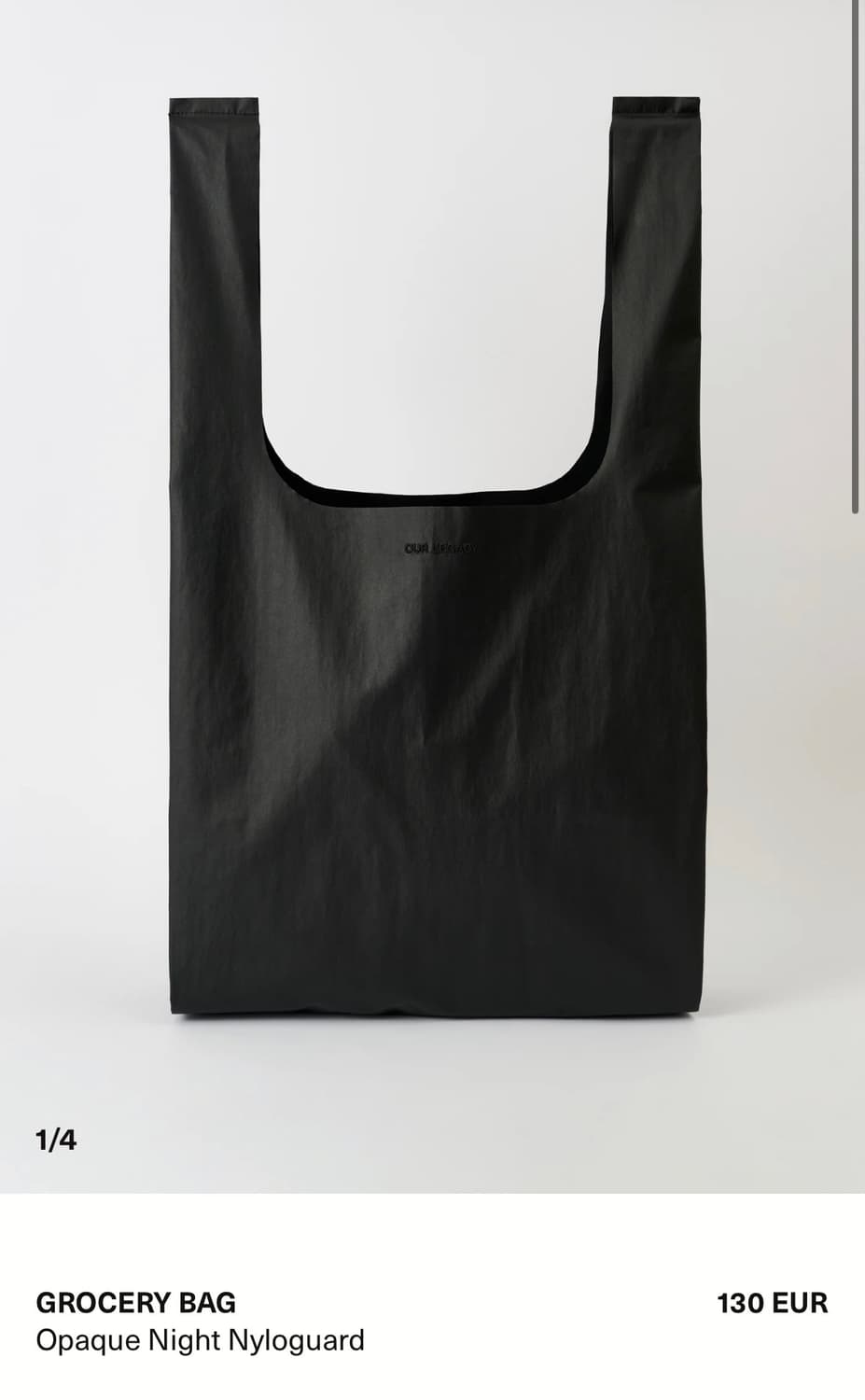 아워레가시 그로서리백 가방 블랙 새제품 상품이미지1