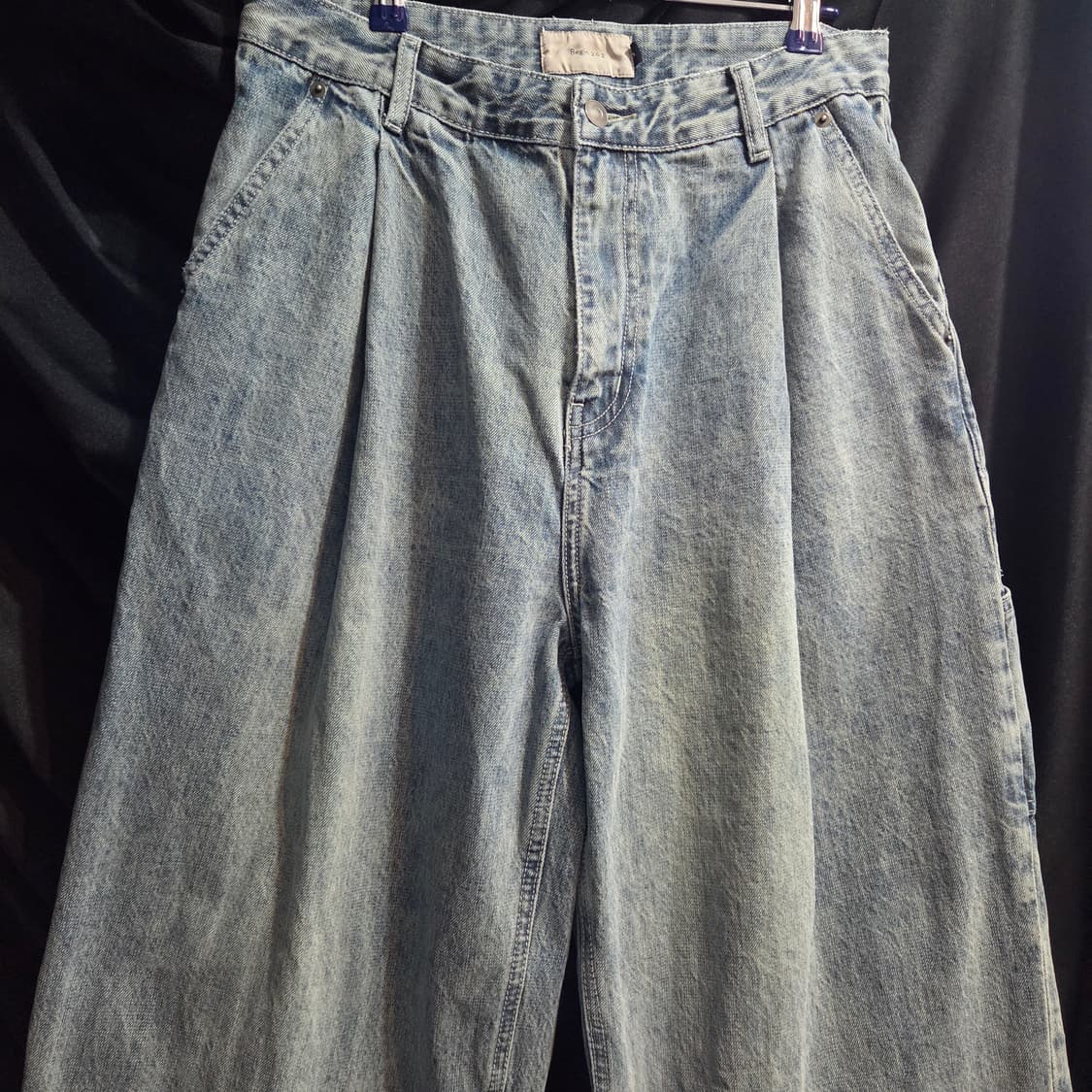 Begin2.0.2 원턱 와이드 카펜터 데님팬츠 상품이미지3