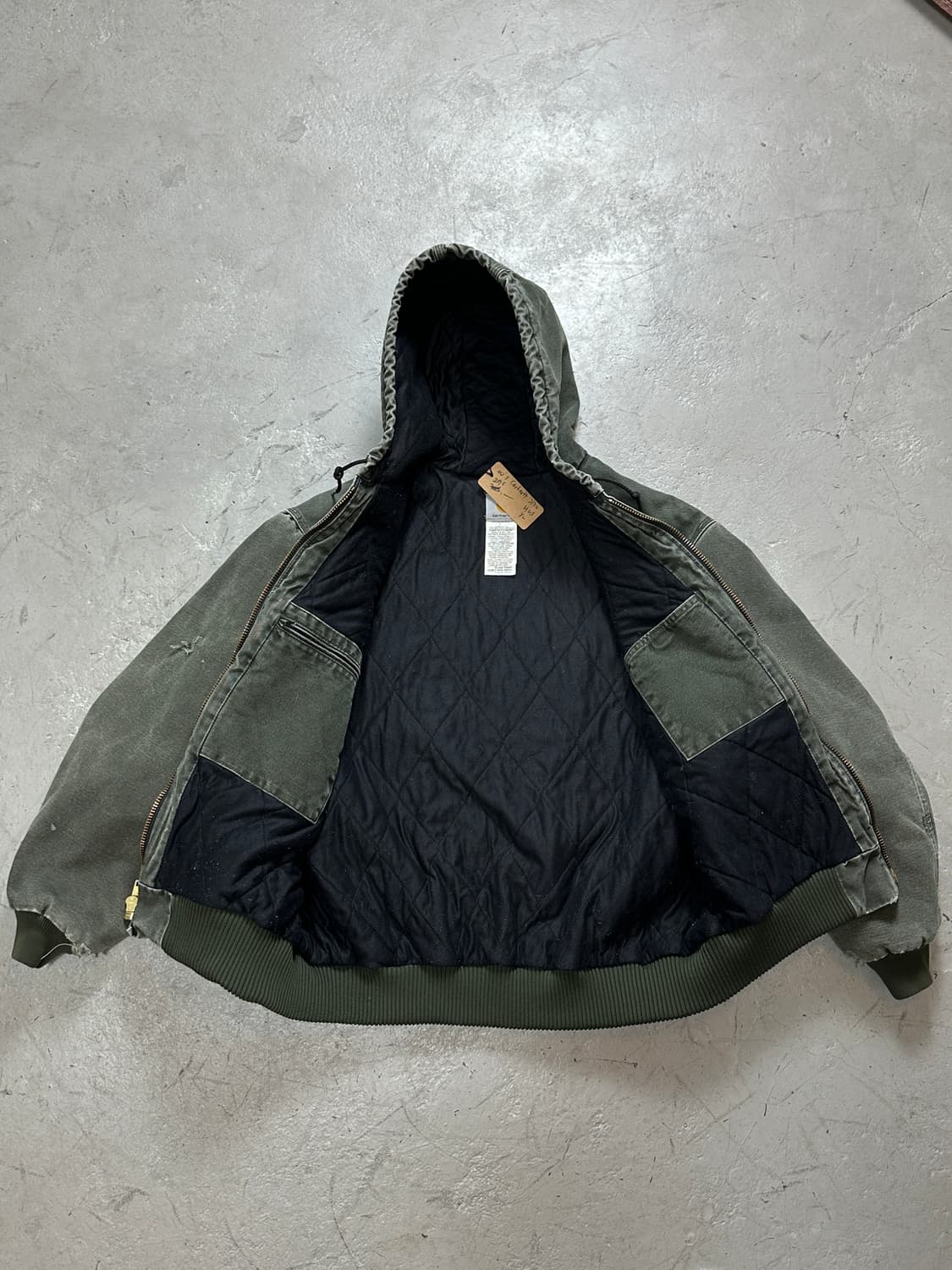 OG 칼하트 J130 액티브 자켓 칼하트 MOS 모스그린 상품이미지7