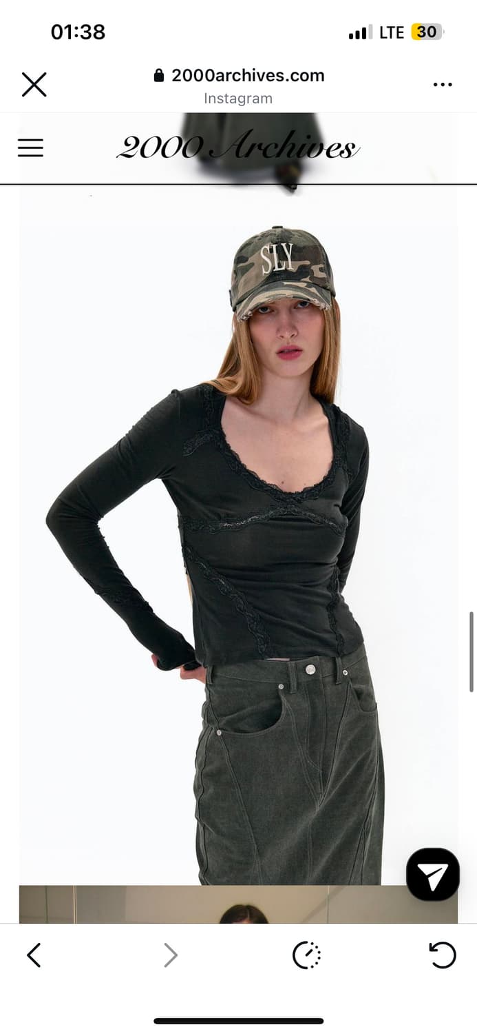 2000아카이브 레이스탑 새상품 상품이미지2