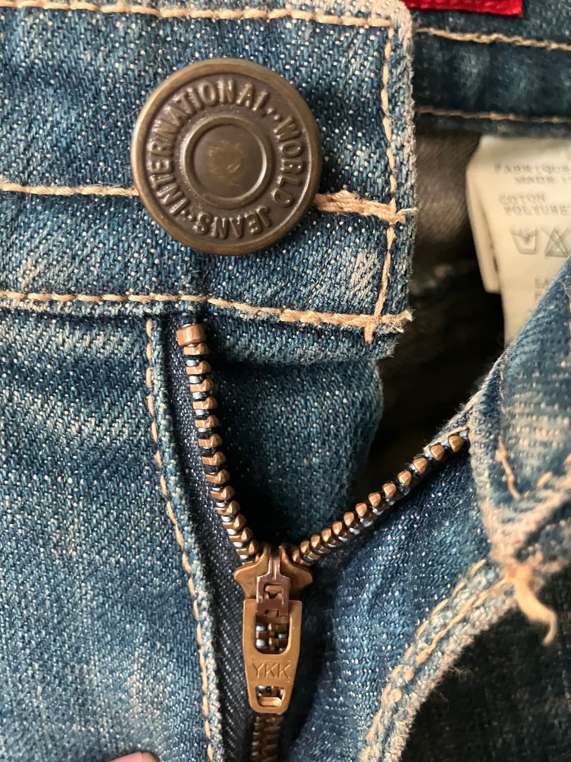 Edge on all 일본빈티지 부츠컷 로우라이즈 데님 y2k 오네갸루 상품이미지5