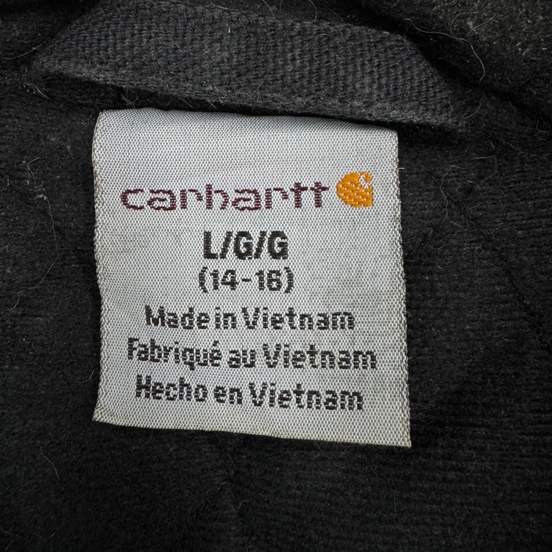 칼하트 J130 덕액티브 후드 워크자켓 블랙 상품이미지8