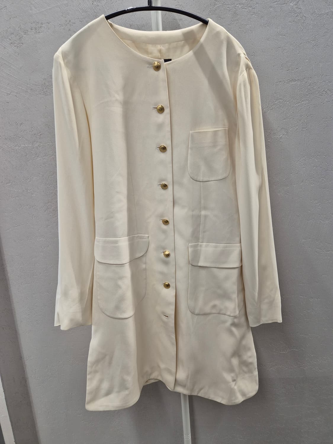 구찌 실크 100% 아이보리 자켓 42 상품이미지2