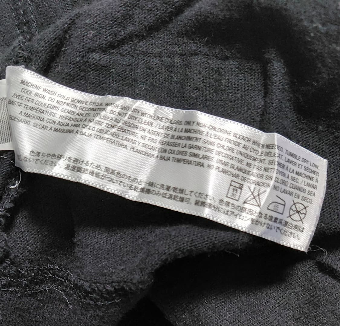 [XS] 올드네이비 빈티지 아플리케 로고 반팔 티셔츠 (블랙) 상품이미지5