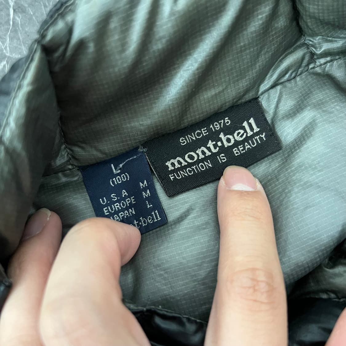 Montbell 몽벨 제팬 유광 800 슈페리얼 경량 패딩 자켓 상품이미지4