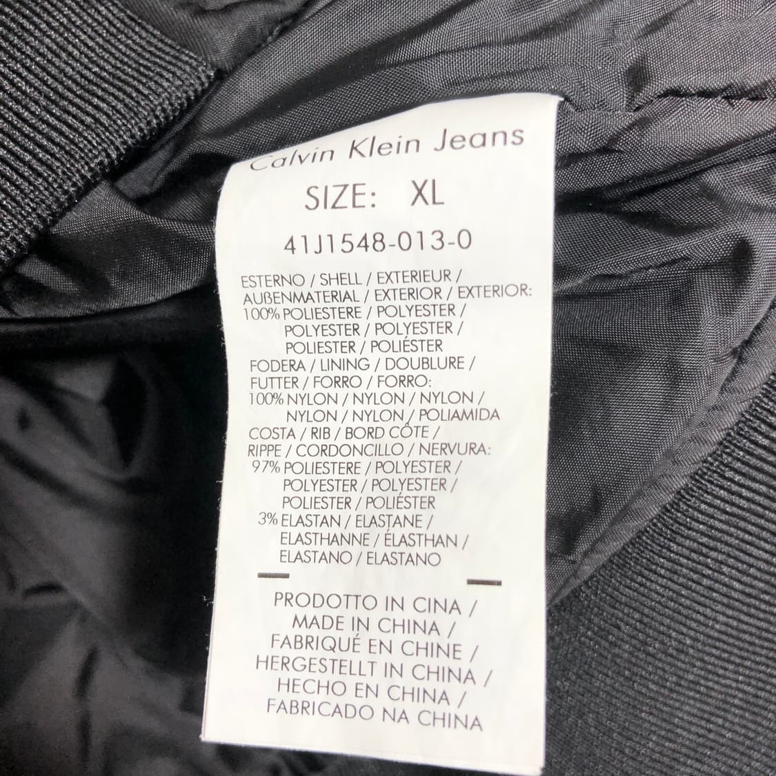 켈빈클라인 MA-1 항공점퍼 XL 상품이미지8