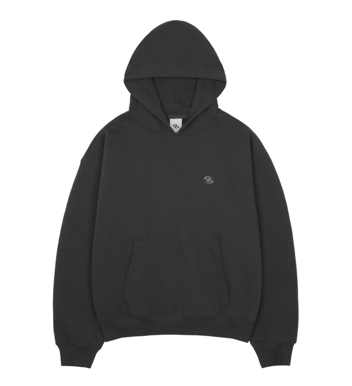 산산기어 로고 후드 차콜 상품이미지1