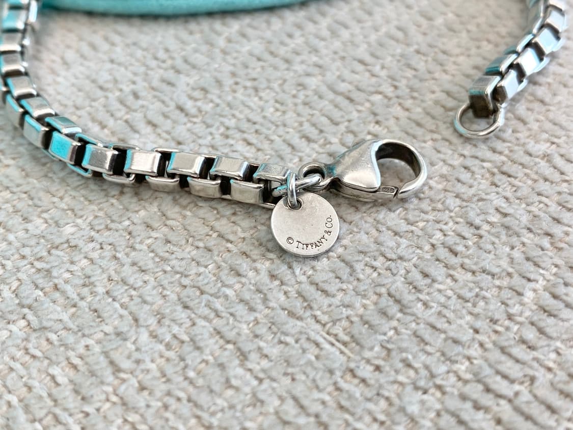 티파니 실버 베네치안 팔찌 18.5CM 남녀공용 상품이미지4