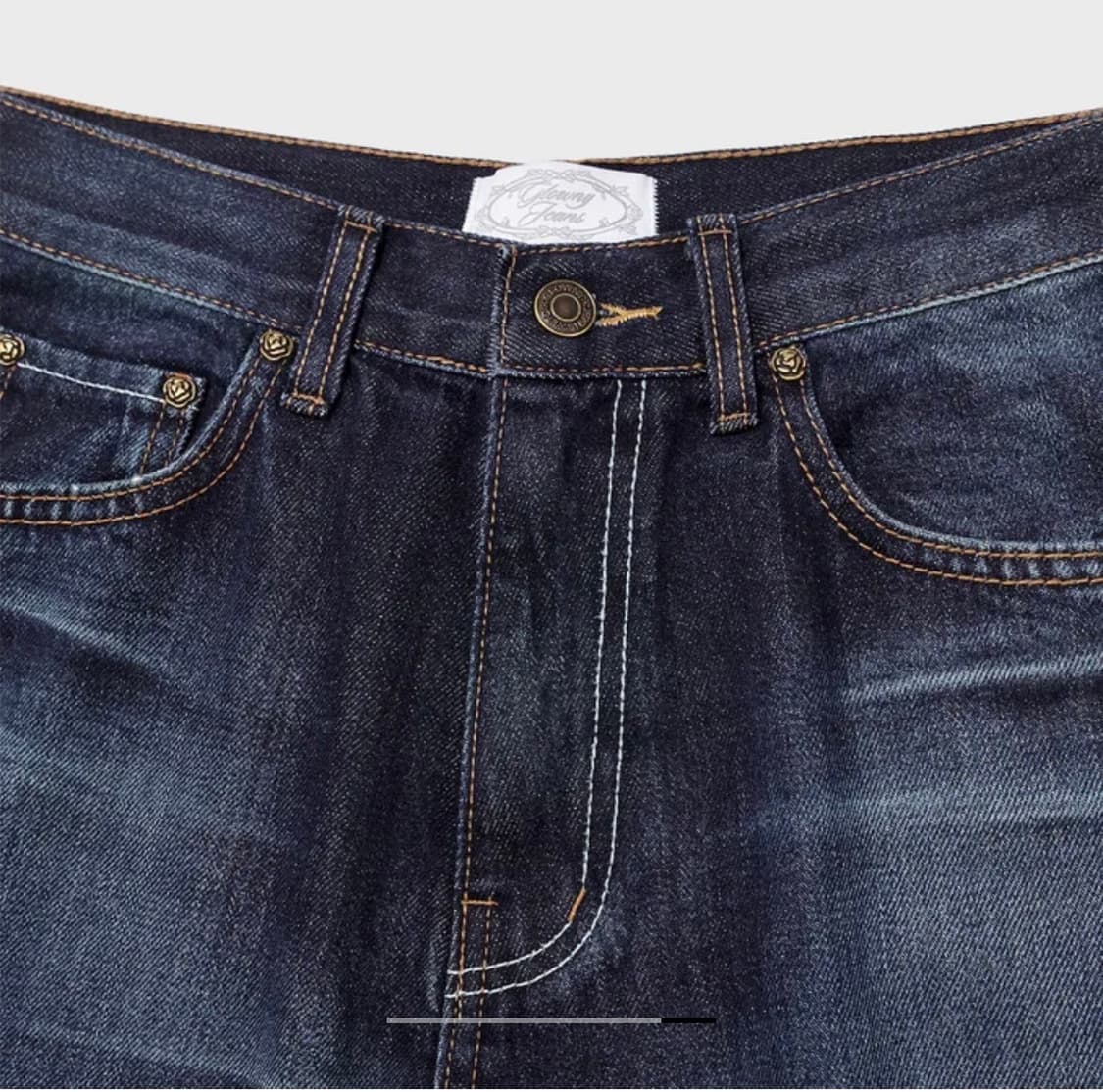 글로니 93 MID-RISE LOOSE FIT JEANS INDIGO 상품이미지5