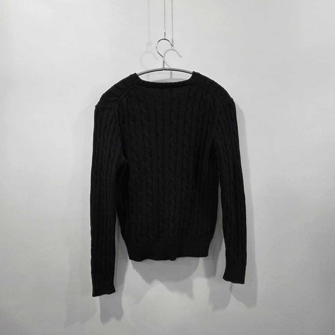 폴로랄프로렌 우먼 케이블 브이넥 니트 M 상품이미지5