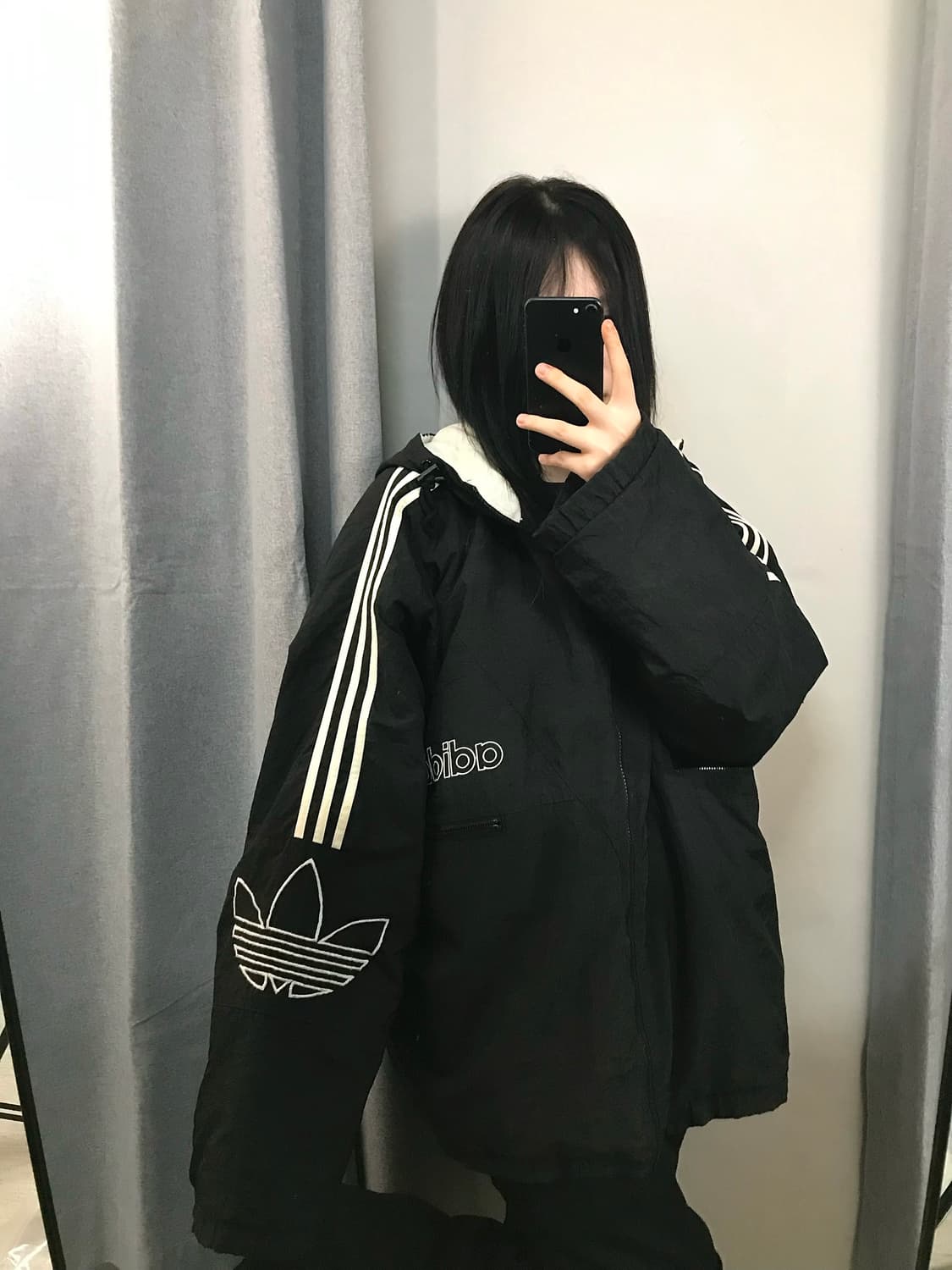 [정품]아디다스 빈티지 후드 윈드브레이커 점퍼 상품이미지1