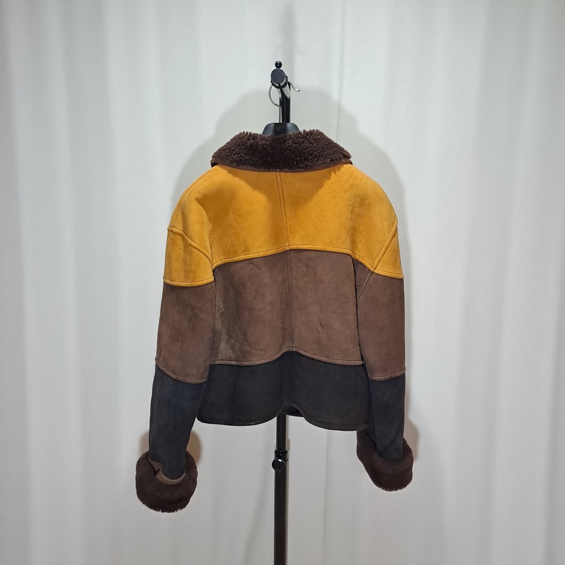 (택포 여성) 시어링 양가죽 양털 숏 무스탕 L B710 상품이미지5