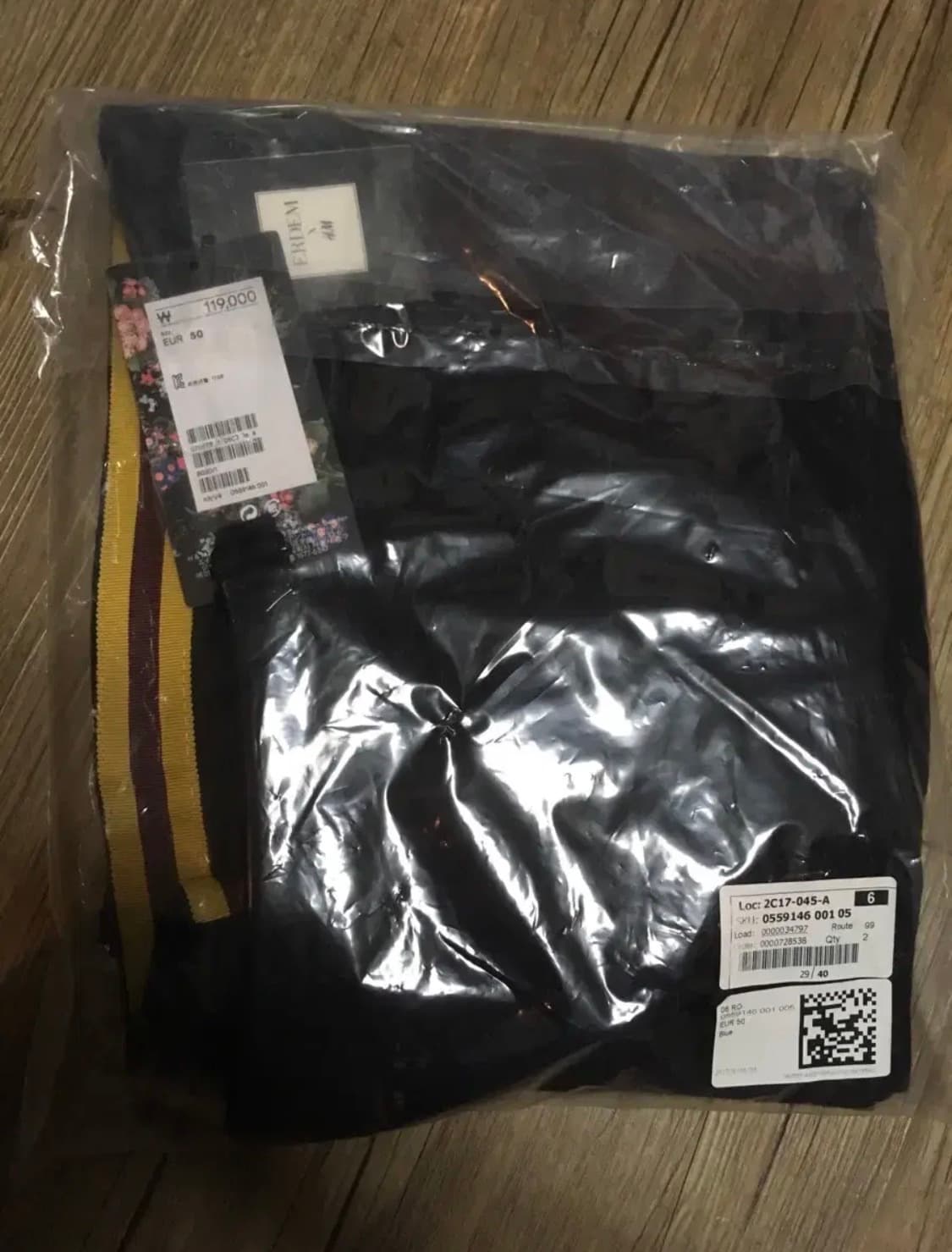 H&M X ERDEM 콜라보 울 체크 슬랙스 상품이미지5