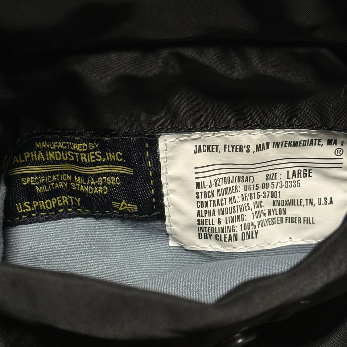 L 알파인더스트리 ma-1 리버시블 항공 자켓 상품이미지6