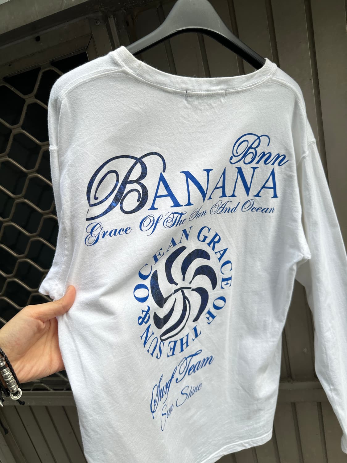 Banana Seven bum gothic lettering sleeve 상품이미지5