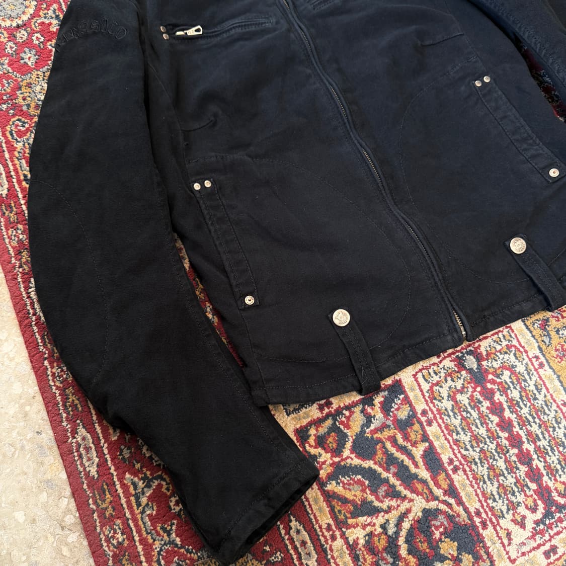 파라수코 몰스킨 싱글 라이더 자켓 [ 55-66 ] 상품이미지4