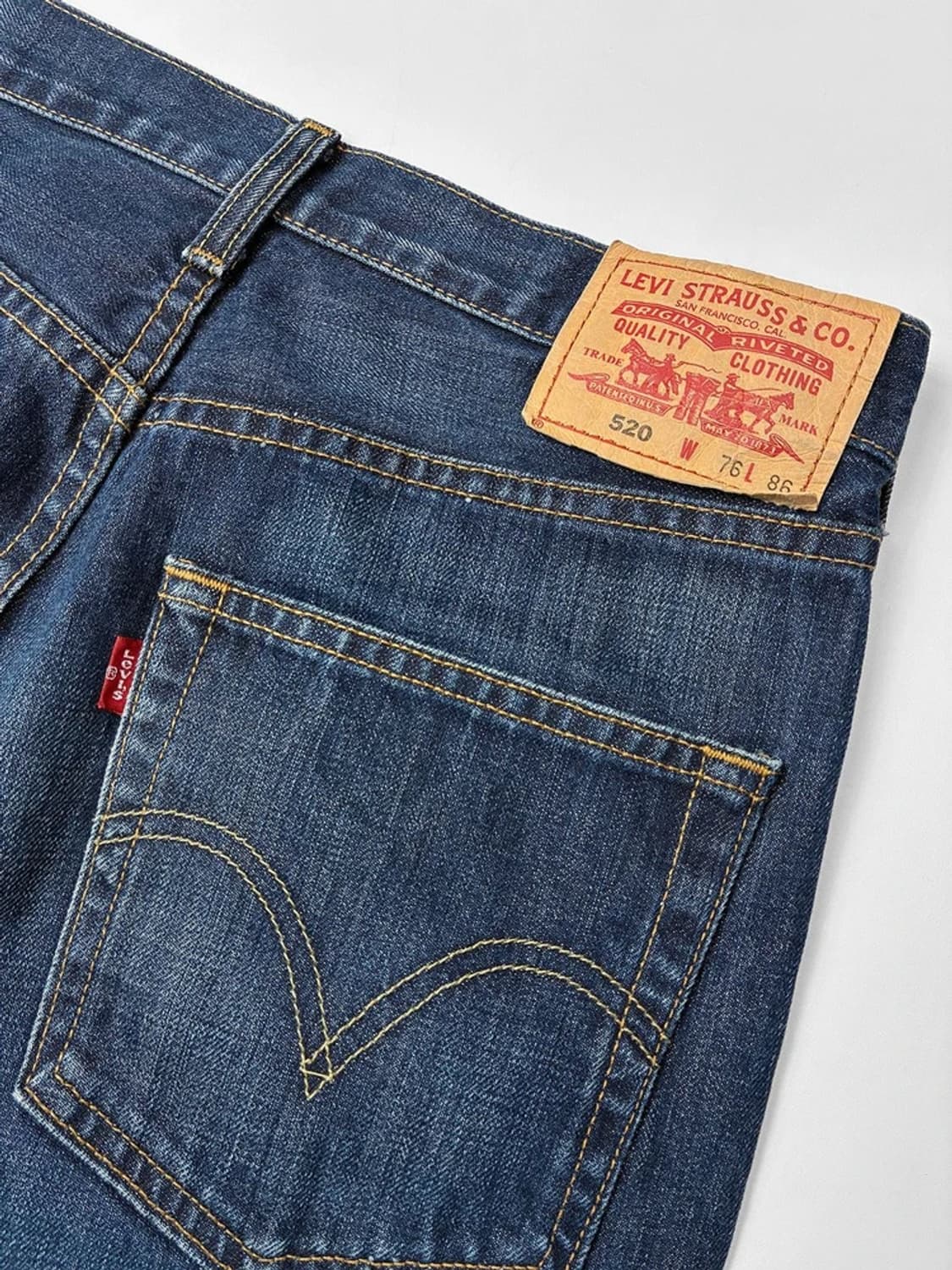리바이스 520 세미 와이드 스트레이트 데님 팬츠 PN5401 상품이미지7