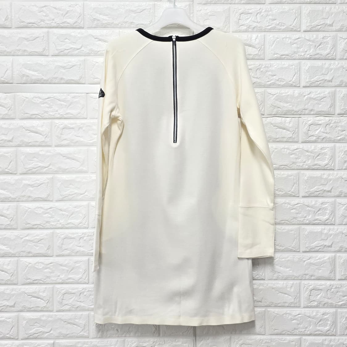 택포_ 헤지스 골프 퀼팅 롱 원피스 90 상품이미지4