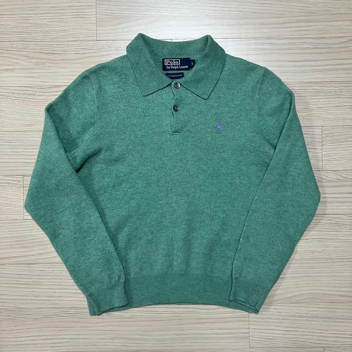 폴로 랄프로렌 메리노울 니트 민트 상품이미지3