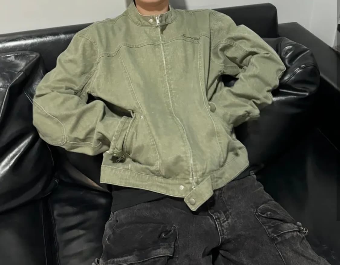 NOMANUAL R.B JACKECT (SAGE GREEN) 상품이미지1