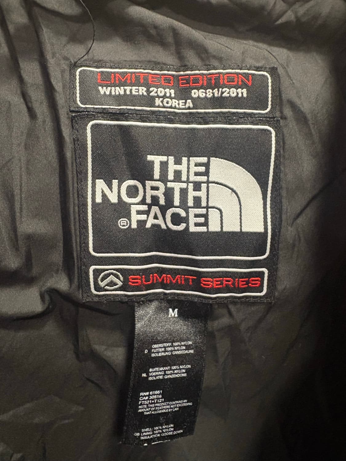 노스페이스 850 패딩 m 상품이미지6