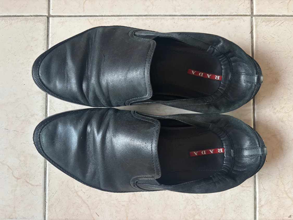 Prada sports leather slip ons, mules 상품이미지3