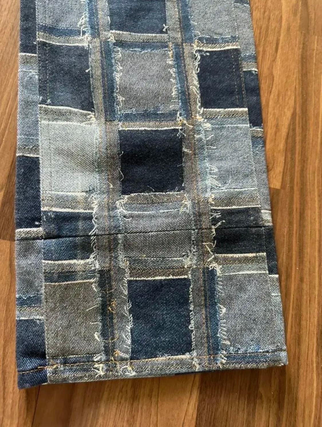 앤더슨벨 로드 패치워크 프린팅 데님 s 상품이미지4